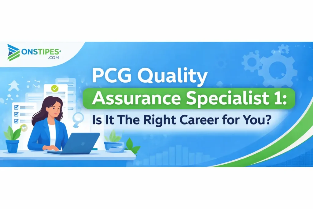 pcg quality assurance specialist 1