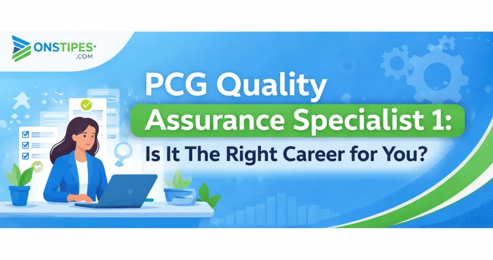 pcg quality assurance specialist 1