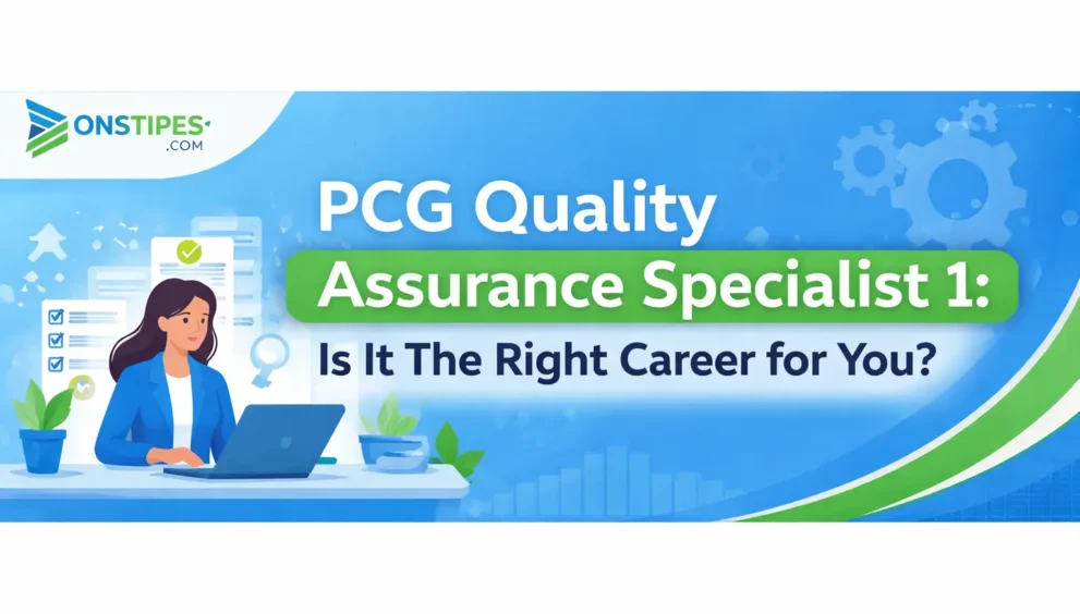 pcg quality assurance specialist 1
