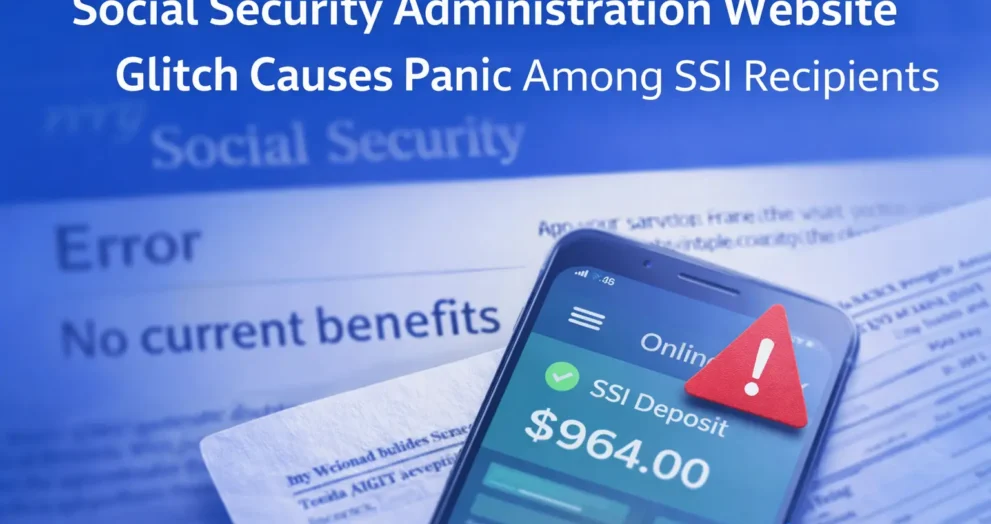 Social Security Administration Website Glitch Caused Panic Among Ssi Recipients