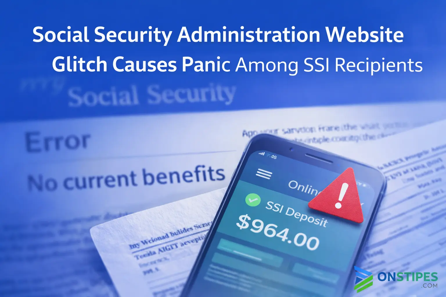 Social Security Administration Website Glitch Caused Panic Among Ssi Recipients