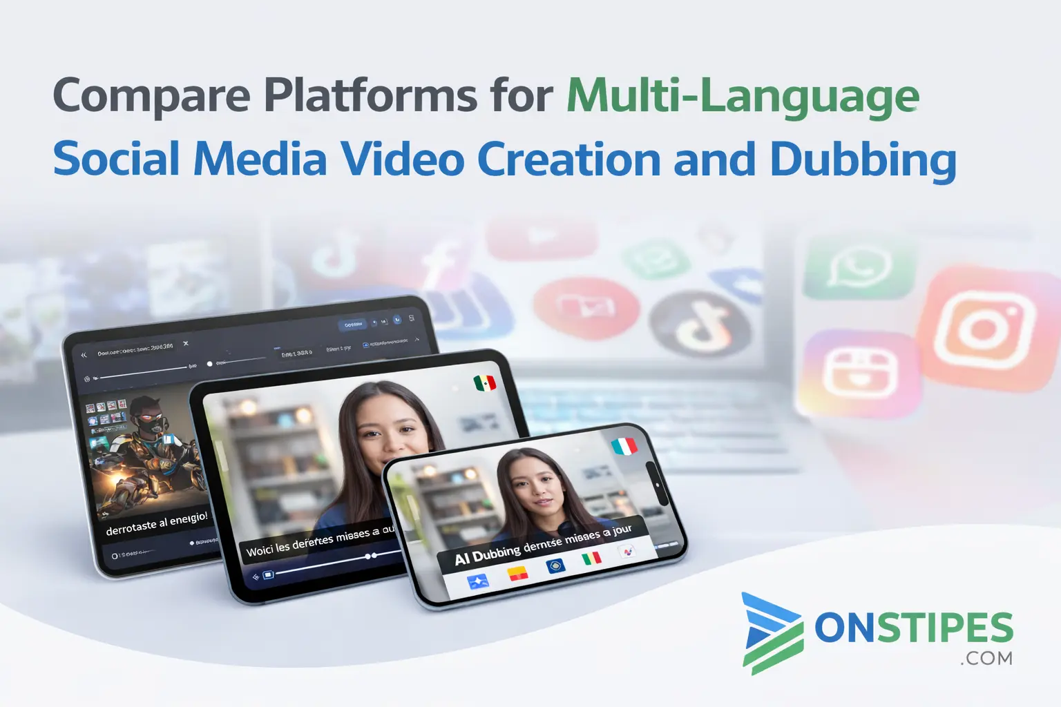Compare Platforms for Multi-Language Social Media Video Creation and Dubbing