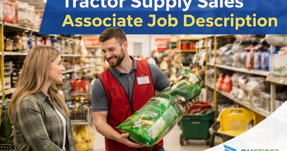 Tractor Supply Sales Associate Job Description
