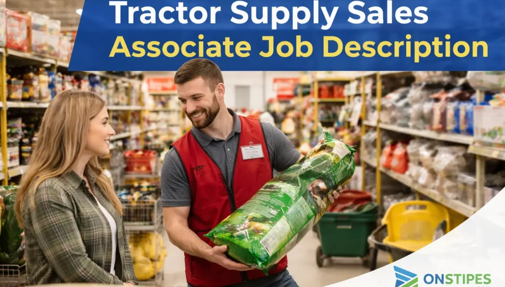 Tractor Supply Sales Associate Job Description