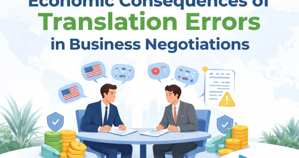 Economic Consequences of Translation Errors in Business Negotiations